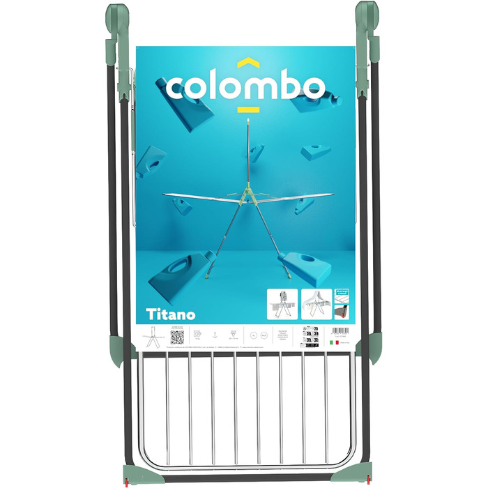 Сушарка для білизни Colombo Titano, металева, підлогова