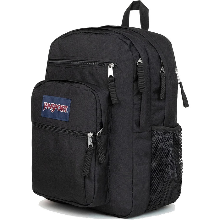 Рюкзак JanSport Big Student чорний, великий шкільний для підлітків та студентів