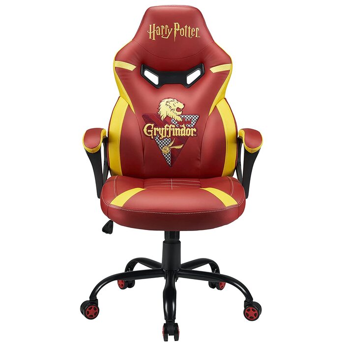 Дитяче ігрове крісло Subsonic Harry Potter Грифіндор, офіційна ліцензія, комп'ютерний офісний стілець для геймінгу