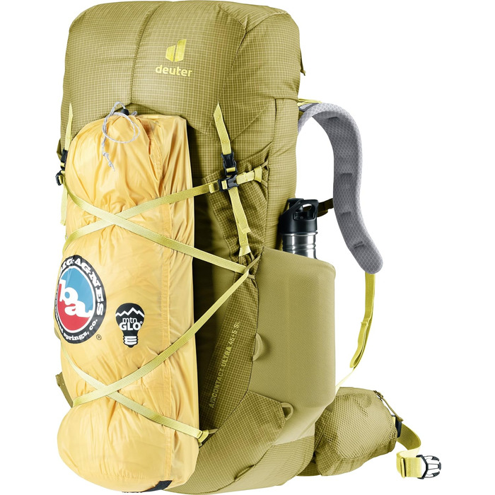 Жіночий трекінговий рюкзак Deuter Aircontact Ultra 45+5 л, ультралегкий, Linden-sprout