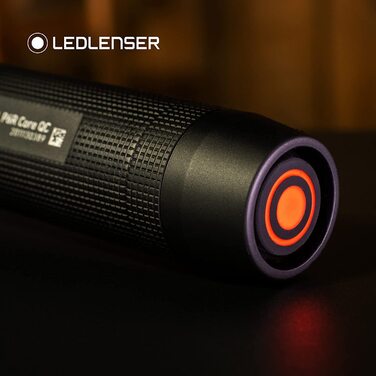 Ліхтарик Ledlenser P6R Core QC, мультиколірний LED (білий, червоний, зелений, синій), акумуляторний, 270 лм, 335 м, для полювання, риболовлі, аутдору