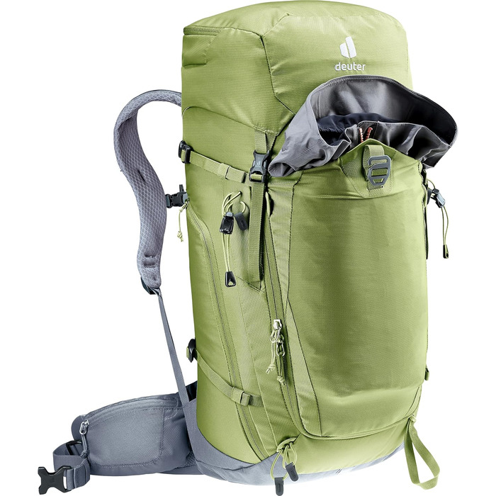 Рюкзак для походів Deuter Trail Pro 36 л 2024, зелено-сірий