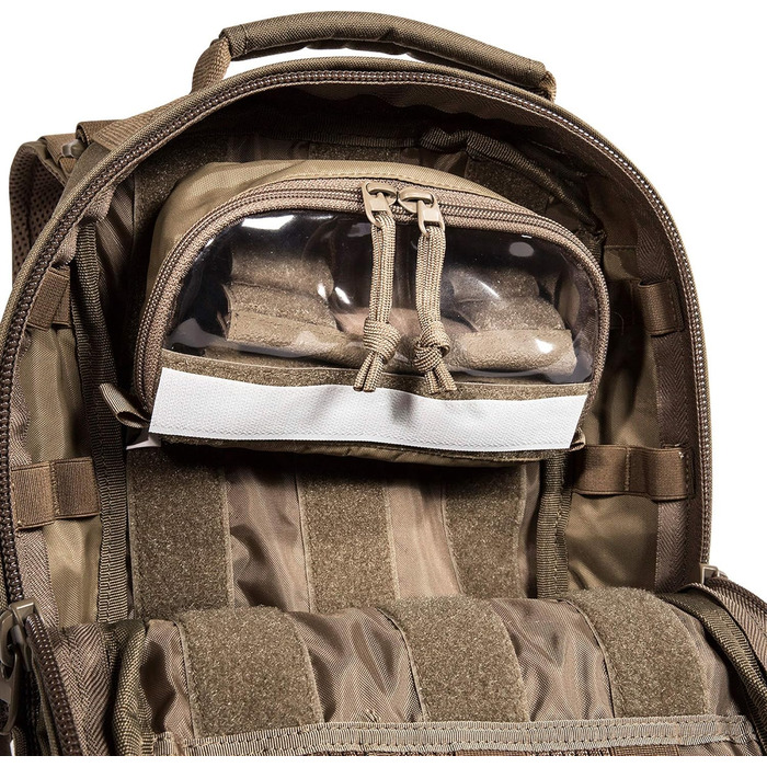 Рюкзак для медицини Tasmanian Tiger TT Medic Assault Pack MK II S, тактичний, порожній, для екстреної допомоги, подорожей, рятувальників, туризму, велоспорту, outdoor, колір койот