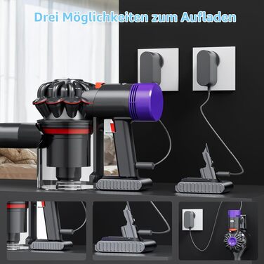 Акумулятор для пилососа Dyson V7 SV11 (Animal, Motorhead, Trigger, Fluffy) — Запасна Li-ion батарея з набором інструментів та фільтрами, сірий