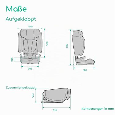 Дитяче автокрісло Bebeconfort Ever & Go i-Size (76–150 см), ISOFIX, Full Black