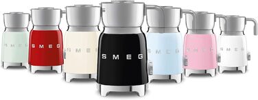 Молокозбивач SMEG MFF11PBEU 50's Style, пастельно-блакитний/чорний