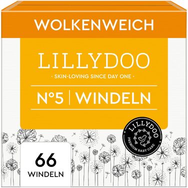 Гіпоалергенні підгузки LILLYDOO, розмір 4 (9+ кг), 150 шт