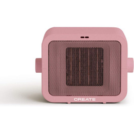 Керамічний обігрівач CREATE WARM BOX рожевий, 1500 Вт, портативний, 2 режими, термостат, PTC, захист від перегріву