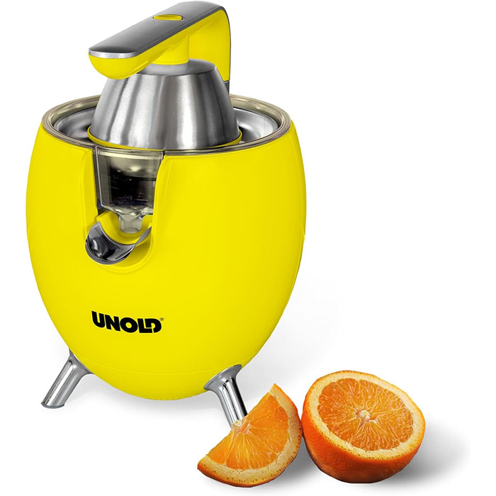 Електрична цитрусова соковижималка Unold 78132 Power Juicy, 300 Вт, для великих і малих цитрусів, BPA Free, мультиколор, знімна, можна мити в посудомийній машині