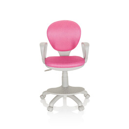 Дитячий стілець / дитячий письмовий стілець KID COLOUR G1 тканина рожевий hjh OFFICE
