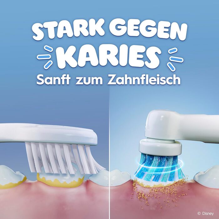 Дитяча електрична зубна щітка Oral-B Pro Kids 3+ Король Лев (Білий/Червоний), з 1 додатковою насадкою та білим футляром