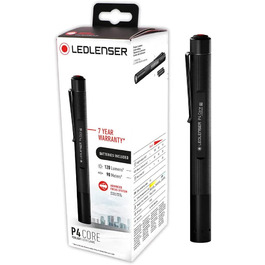 Ліхтарик Ledlenser P4 Core 90 лм, компактний, Advanced Focus, 6 годин, для туризму та кемпінгу