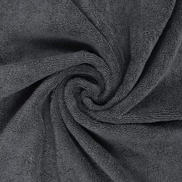 Набір рушників Utopia Towels 4 шт. сірі – преміум бавовна, швидкосохнучі, м'які, дуже поглинаючі, для щоденного використання
