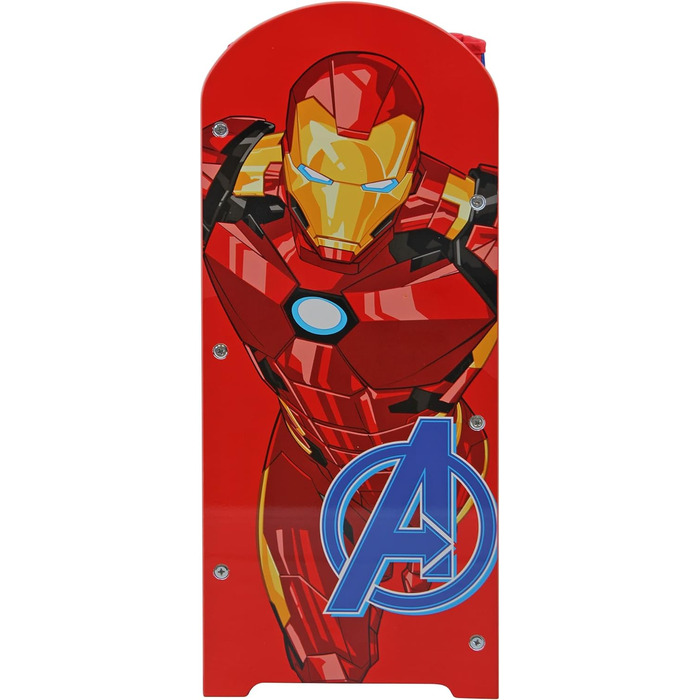 Органайзер для іграшок Marvel Avengers, 6 коробок, дитяча кімната, дерево/тканина/метал, легке складання, мультиколір