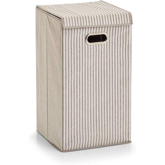 Кошик для білизни Zeller Stripes, флізелін, бежевий, 32x32x57 см