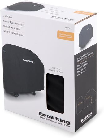 Чохол для гриля Broil King Select 129 см, чорний