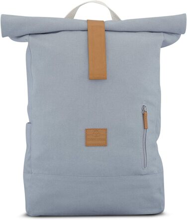 Міський рюкзак Johnny Urban Rolltop Adam Large для жінок і чоловіків, водостійкий, сірий, 16'' відділення для ноутбука, міцна бавовна