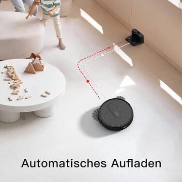 Робот-пилосос AIRROBO P20 з Wi-Fi, 2800 Па, для килимів, шерсті тварин та твердих підлог, автономна зарядка, 120 хв роботи