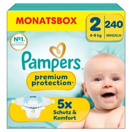 Підгузки Pampers Premium Protection розмір 1, 180 шт, для дітей від 2 до 5 кг, на липучках (запасна упаковка)