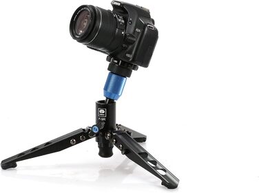 Монопод SIRUI P-324SR+VH-10X з опорною ніжкою і відеоголовою, вуглецевий, 20° нахил, 360° обертання