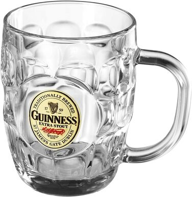 Пивний кухоль Guinness з ручкою, 1 пінта, з логотипом