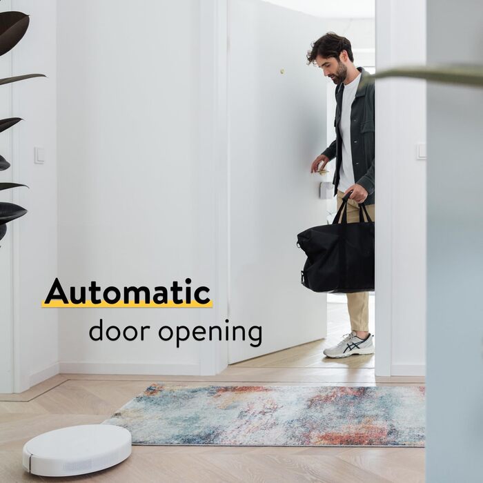 Розумний замок Nuki Smart Lock 3.0 білий, електронний дверний замок для безключового доступу, легке встановлення, сертифікат AV-TEST
