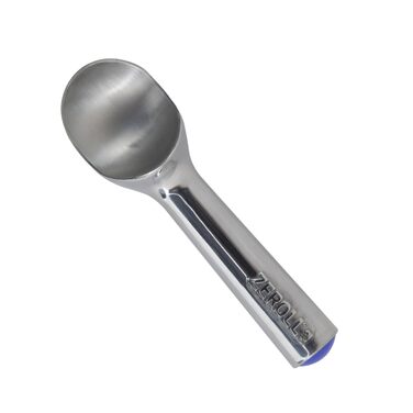 Ложка для морозива Zeroll 1012 Original Ice Cream срібляста, алюмінієва, з рідинною рукояткою для кращого ковзання, 3 унції, США