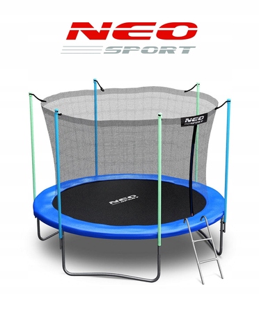 Батут із захисною сіткою Neo-Sport 312 см FT 10 (304-312 см)