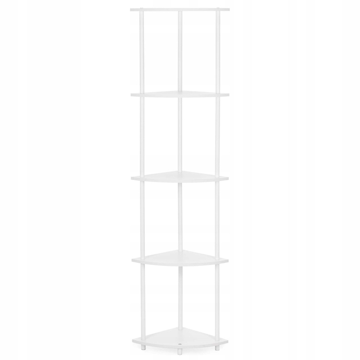 Стелаж Springos, білий, 29,5 x 147 x 29,5 см