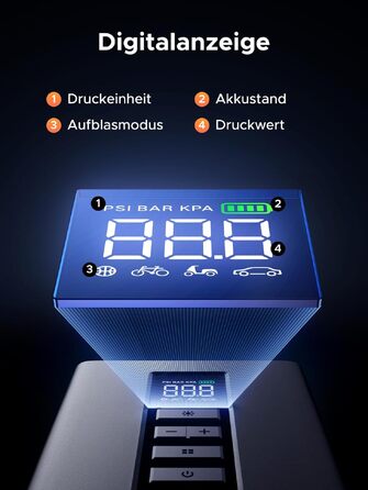 Пусковий пристрій UGREEN 3 в 1: Powerbank 10000mAh, бустер для авто та електричний компресор (помпа)