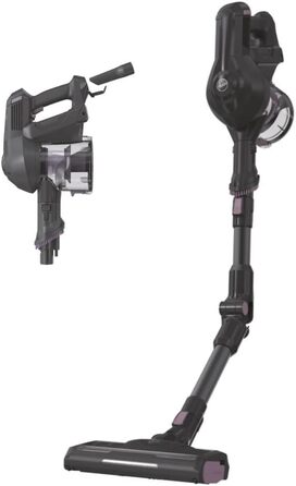 Бездротовий пилосос Hoover HF103X Flex без мішка, з гнучким з'єднанням, XL контейнер для пилу, до 120 м², насадка-щіточка та паркувальна функція