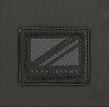 Рюкзак для ноутбука Pepe Jeans Hoxton, поліестер і PU, чорний/синій, різні розміри, дорожній