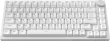 Дротова механічна клавіатура Ajazz AK820 Red Switch White (AK820-R-W)