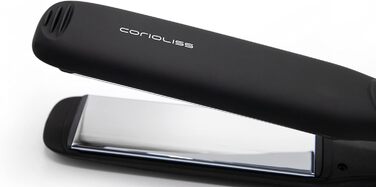Професійний випрямляч для волосся Corioliss C-Extreme з екстра широкими титановими пластинами, антифриз, для вирівнювання та створення локонів, з регулюванням температури