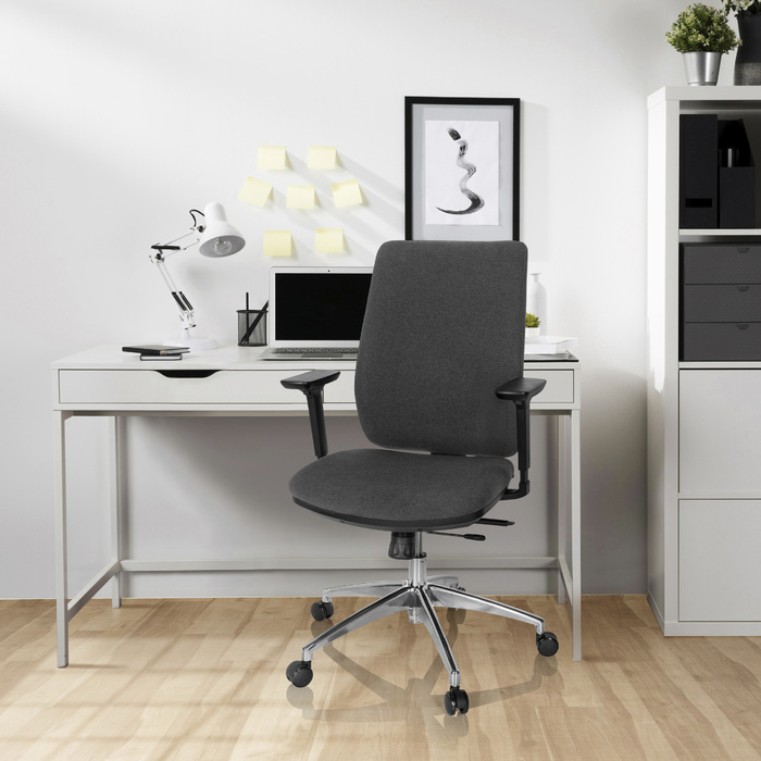 Офісне крісло / обертове крісло INTEGRIO I тканина темно-сірий hjh OFFICE