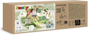 Дитяча гірка Smoby Life KS з перероблених матеріалів, 1,5 м, з водяним підключенням – для дітей від 2 років