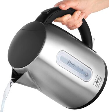 Чайник електричний Melitta Prime Aqua 1.7л нержавіюча сталь, 2200 Вт + Тостер WMF Bueno Edition нержавіюча сталь, 2 відділення, 800 Вт