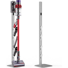 Підставка для пилососа OUTBROS сумісна з Dyson Gen5, V15s, V15, V12 Slim, V11, V10, V8, V7, V6, універсальна, підлогова, срібляста