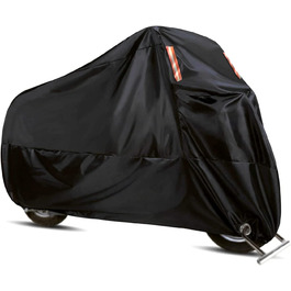 Чохол для мотоцикла WinPower 2XL 210D, водонепроникний, захисний, для вулиці та приміщення, термостійкий, з замком, від пилу та UV, 240x140x104 см