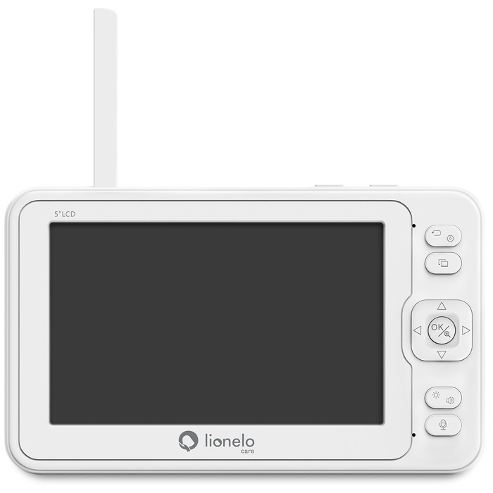 Електронна відеоняня Lionelo BABYLINE 8.3 з камерою 360° та нічним режимом