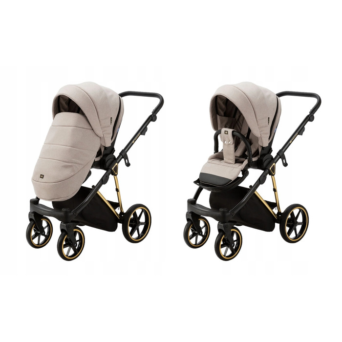Дитячий візок 4в1 ADAMEX BELISSA SPECIAL EDITION PS-620 + автокрісло BUZ PRO TAUPE + база