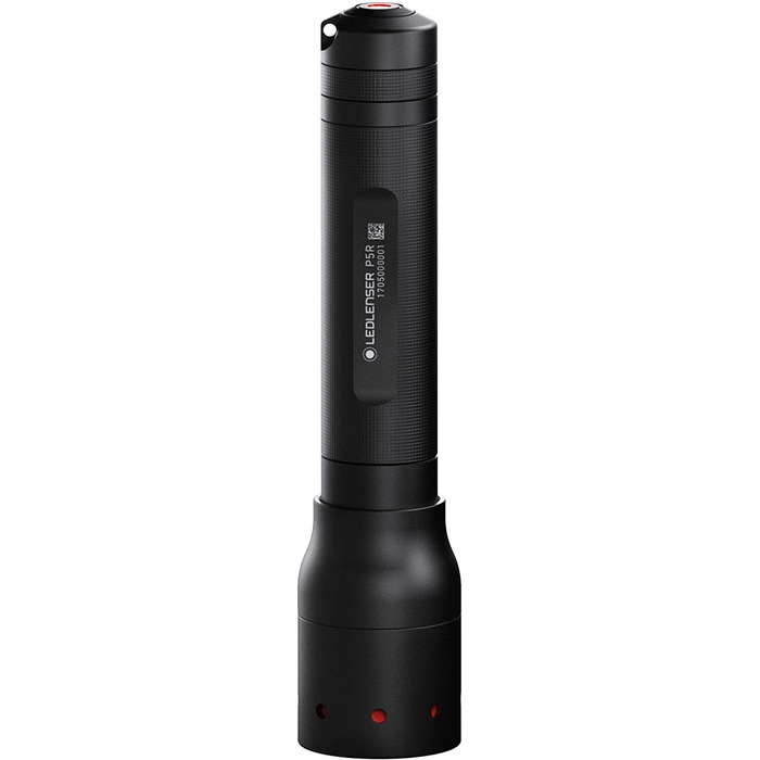 Ліхтарик Ledlenser P5R LED, 420 люмен, акумуляторний, фокусування, 240 м, до 15 годин роботи, магнітна зарядка, настінне кріплення