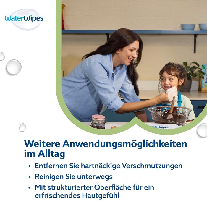 Дитячі вологі серветки WaterWipes Sensitive+ для немовлят та дітей, 99,9% води, 12 пакок по 60 шт (загалом 720 шт)