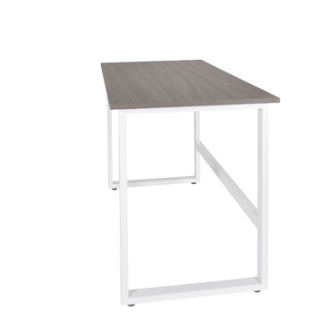 Письмовий стіл / Комп'ютерний стіл WORKSPACE LIGHT I 120 x 60 см, сірий / білий, hjh OFFICE