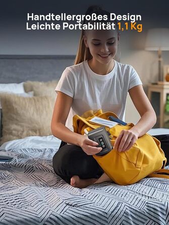 Портативна електростанція AFERIY 100W, 99.2Wh/31000mAh, PD3.0, сонячна зарядка 100W, 6-рівневий захист, для подорожей, кемпінгу, надзвичайних ситуацій