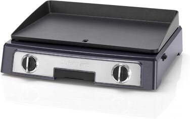 Електричний гриль-планча Cuisinart XL для дому, антипригарна знімна плита, 2-зонне регулювання температури до 260°C, гриль і гриль-гріддл для розваг, Teppanyaki