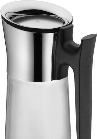Скляна карафа WMF Basic з кришкою, 1,5 л - скляна посуда для води з нержавіючої сталі