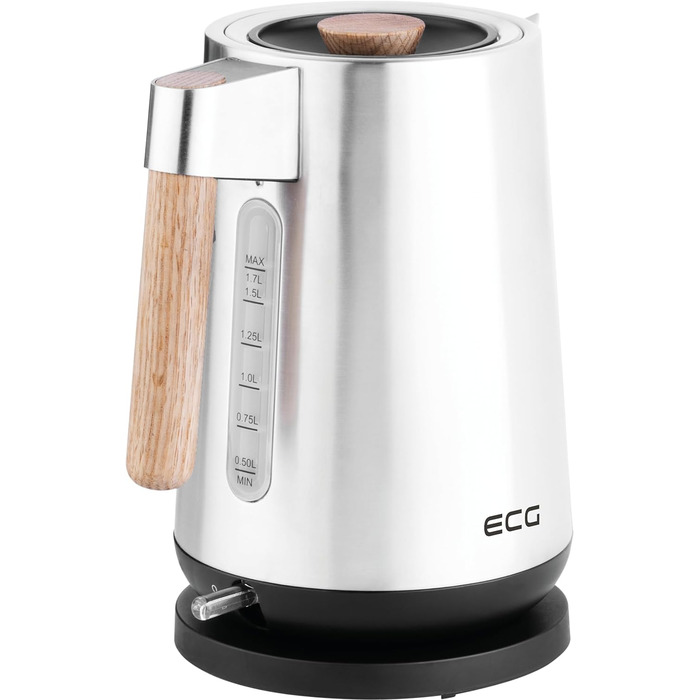 Тостер ECG RK 1767 Strix Timber, 2 слоти, 850 Вт, дерев'яний дизайн