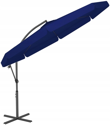 Садова парасолька з консоллю Funfit Garden, синя, 350 x 250 см