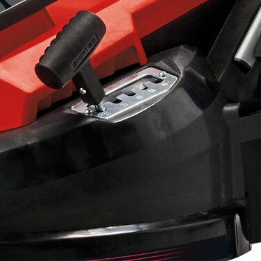 Електричний газонокосарка Einhell GC-EM 1600/37 - 1600 Вт, ширина косіння 37 см, до 700 м², кошик 38 л, регулювання висоти 20-60 мм
